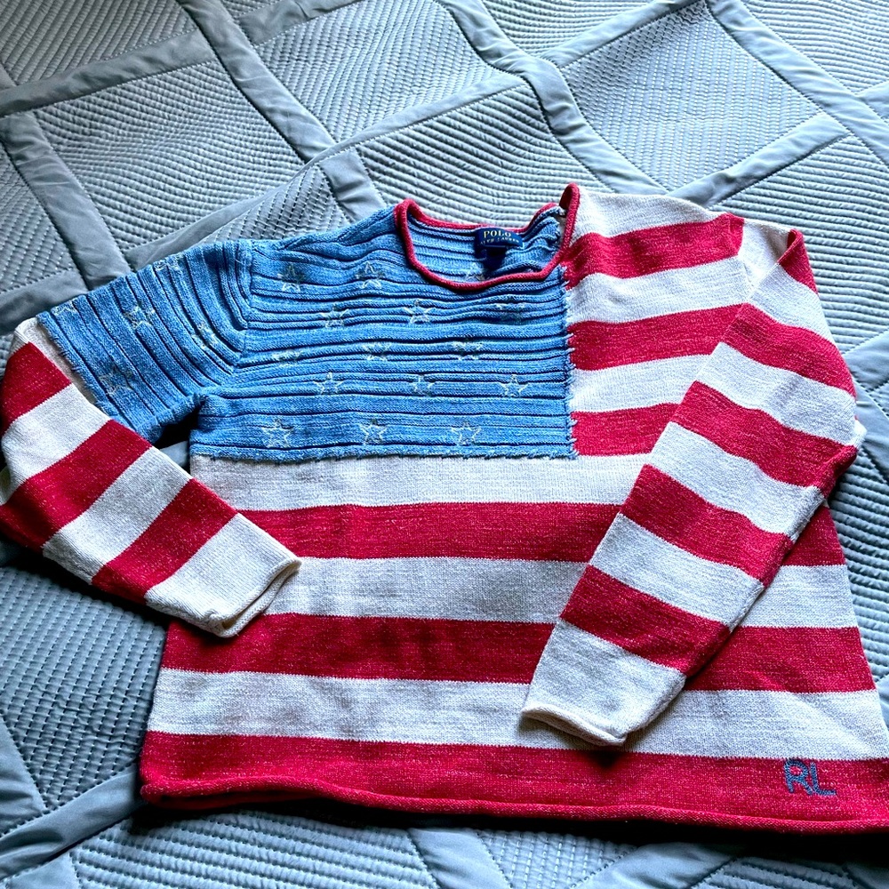 Polo Ralp Lauren pullover sweater XS or Girl size 16